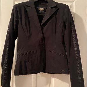 Guess jeans black blazer & pants size XL/32